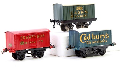 Lot 263 - Three Hornby private owner goods wagons all...