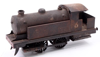 Lot 296 - Gauge 0, 0-4-0 live steam loco with a body...