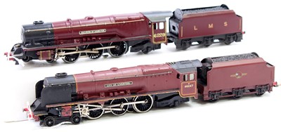 Lot 680 - Two 3-rail Hornby-Dublo 4-6-2 locos & tenders:...