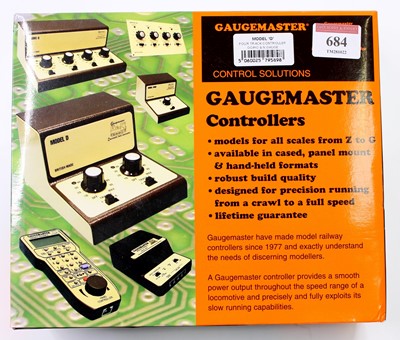 Lot 684 - Gaugemaster Model Q four track controller....