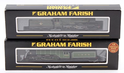 Lot 686 - Two N gauge Farish by Bachmann locos & tenders:...