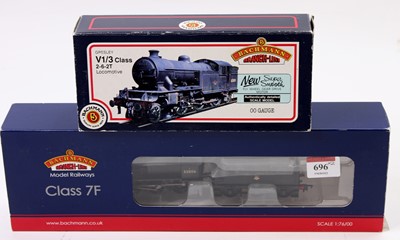 Lot 696 - Three locos: Bachmann Branchline tank loco...