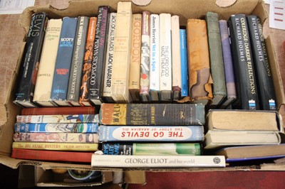 Lot 648 - Five boxes of miscellaneous books to include...