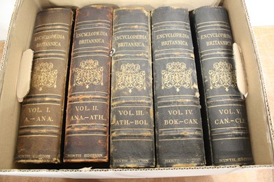 Lot 650 - Encyclopaedia Britannica, ninth edition in...