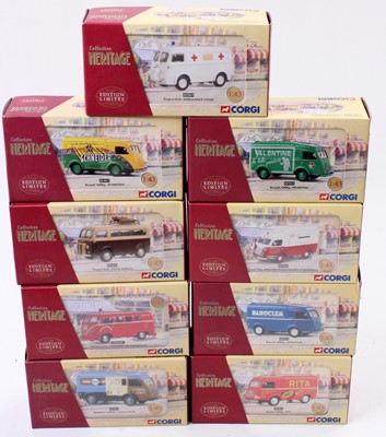 Lot 960 - Corgi Classics Heritage Collection group of 9...