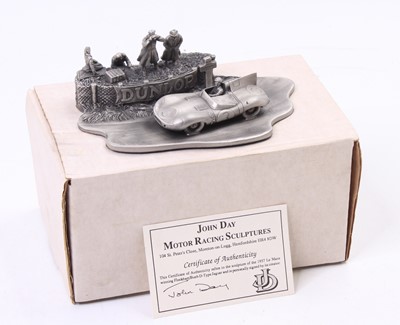 Lot 1700 - A John Day Motor Racing Sculpture of the 1957...