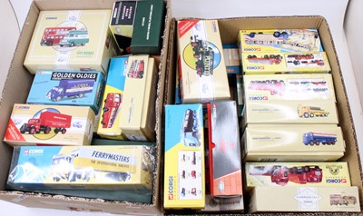 Lot 961 - 2 boxes containing a large quantity of Corgi...