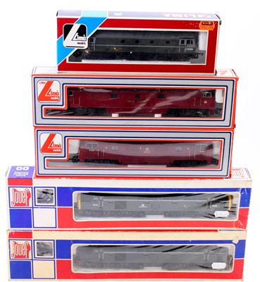 Lot 631 - A Lima and Jouef boxed diesel locomotive group...