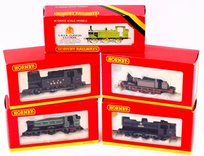 Lot 722 - Five boxed Hornby 00 gauge locomotives, all...