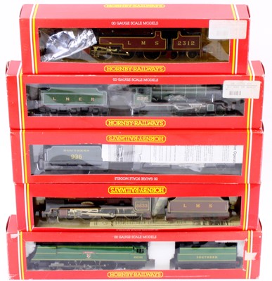 Lot 728 - Five various boxed Hornby 00 gauge locomotives...