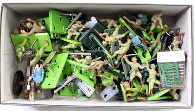 Lot 2140 - A collection of Britains Deetail WW2 figures...