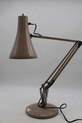 Lot 15 - A grey painted angle poise desk lamp
