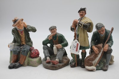 Lot 29 - A collection of four Royal Doulton figures to...
