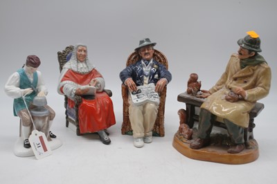 Lot 31 - A collection of four Royal Doulton figures to...