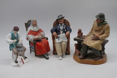 Lot 31 - A collection of four Royal Doulton figures to...