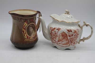 Lot 54 - A Royal Doulton jug to commemorate the...