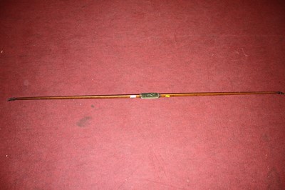 Lot 76 - A yew wood archer's bow with bound grip...