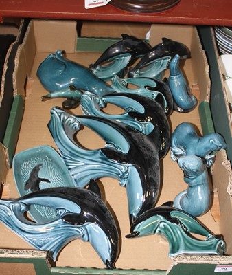 Lot 79 - A collection of Poole Pottery figures to...