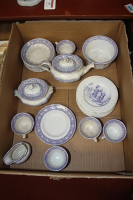 Lot 89 - A Victorian child's part tea and dinner...