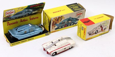 Lot 1105 - 2 Dinky Toys Captain Scarlet models comprising...