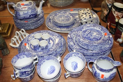 Lot 133 - A collection of Spode Italian design blue &...