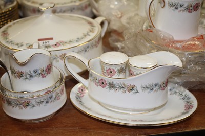 Lot 167 - A Paragon part dinner & tea service in the...
