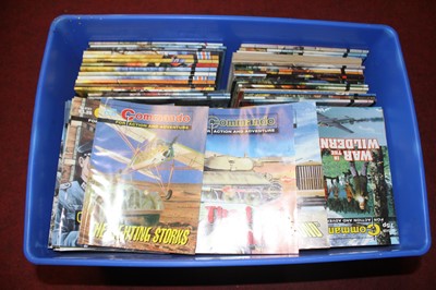 Lot 196 - A box of assorted Commando Action and...