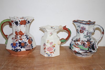 Lot 66 - A large Masons ironstone jug, together with...