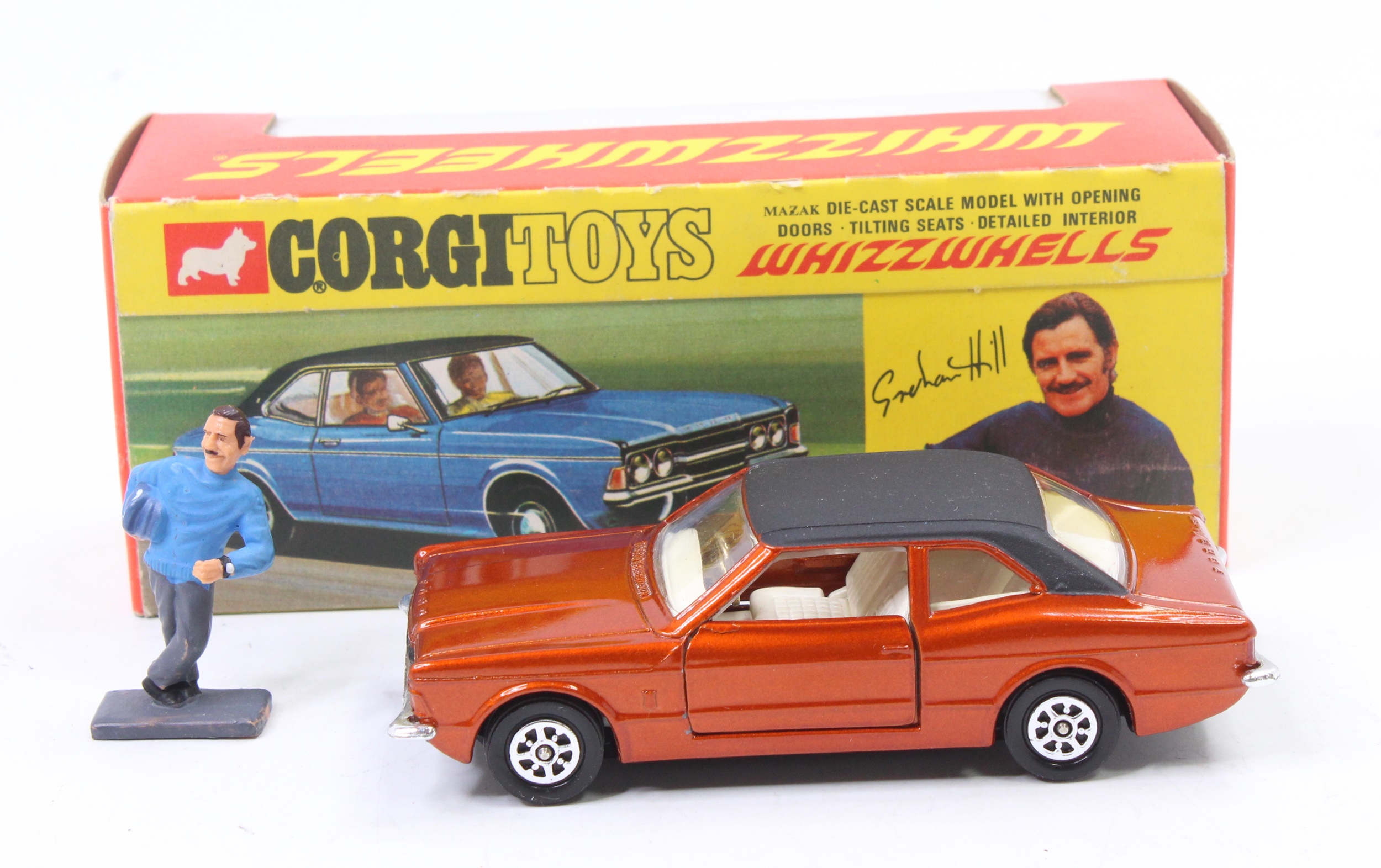 Lot 1374 - Corgi Toys No. 313, Ford Cortina in bronze