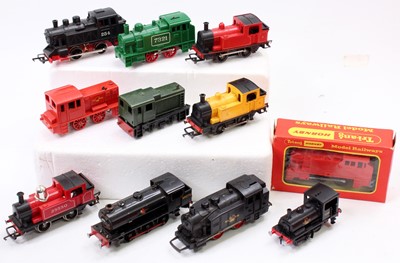 Lot 780 - Shoebox containing eleven 0-4-0 or 0-6-0 locos,...