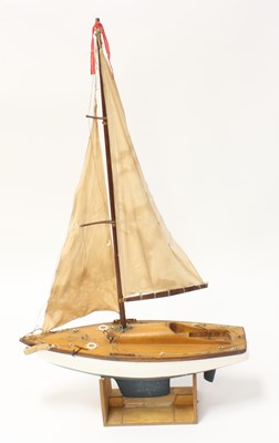 Lot 57 - A kit built model of a wooden and GRP hulled...