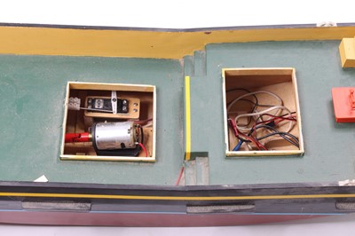 Lot 60 - A wooden scratch built model of a radio...