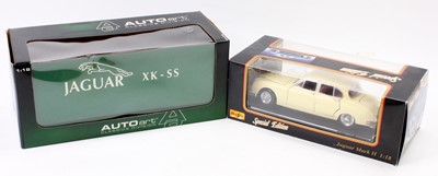 Lot 982 - Jaguar 1/18th scale boxed diecast group, 2...