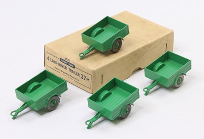 Lot 1113 - Dinky Toys No. 27M Land Rover Trailer original...