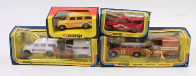 Lot 1377 - Corgi Toys boxed group of Land Rover models...