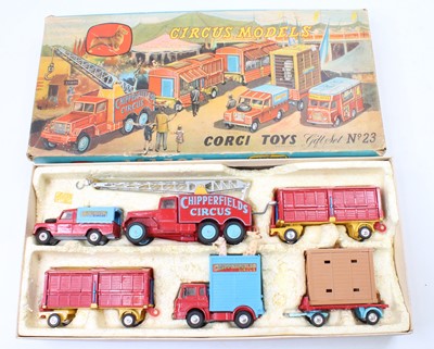 Lot 1391 - Corgi Toys Gift Set 23 Chipperfields Circus...