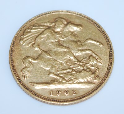 Lot 2028 - Great Britain, 1902 gold half sovereign,...
