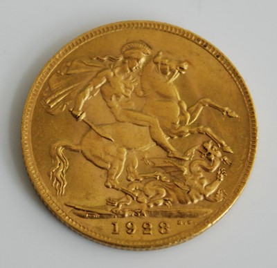 Lot 2080 - Great Britain, 1928 gold full sovereign,...