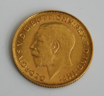 Lot 2027 - Great Britain, 1911 gold half sovereign,...