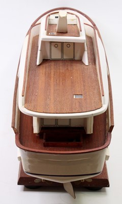 Lot 75 - A kit built model of a wooden and GRP hull...