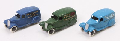 Lot 1143 - Dinky Toys 28 Series type 2 Delivery Vans...