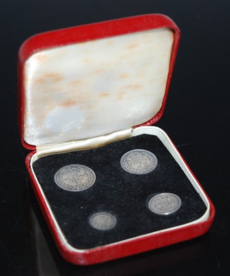 Lot 2148 - Great Britain, 1902 Maundy Money four coin set,...