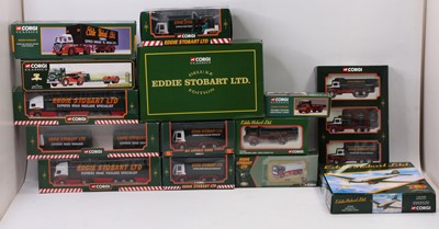 Lot 990 - 14 Corgi Toys "Eddie Stobart" boxed models...