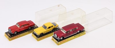 Lot 1150 - Dinky Toys plastic cased model group of 3...