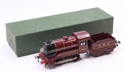 Lot 329 - 1931-6 Hornby E120, 0-4-0 loco & tender 20v AC,...