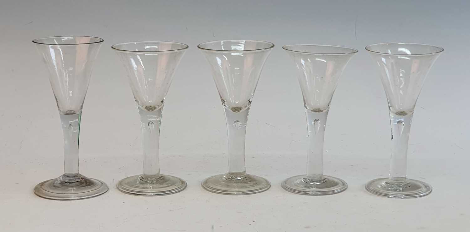 Lot 2108 - A matched set of five 18th century style wine...