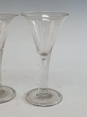 Lot 2108 - A matched set of five 18th century style wine...