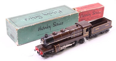 Lot 354 - 1930-4 Hornby 3E 6V Riviera Blue Train loco...