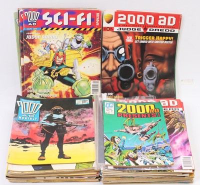 Lot 1968 - A collection of 2000 AD Judge Dredd Comic...