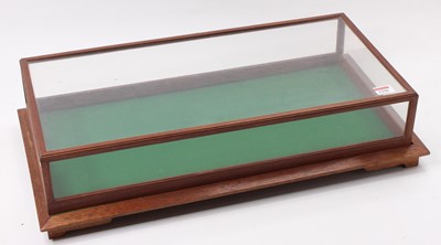 Lot 1296 - A wooden purpose built and perspex glazed...